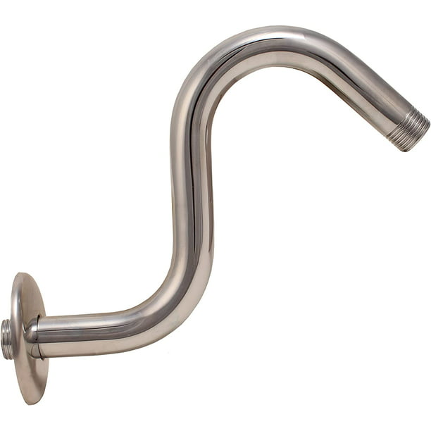 S-Type Shower Arm In 4 Finishes 